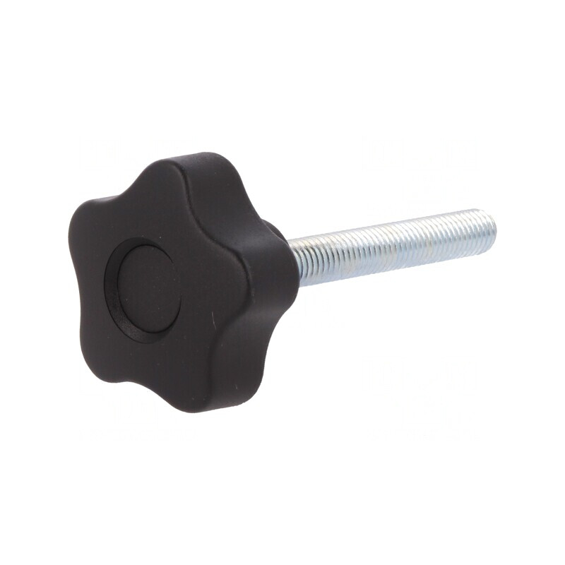 Buton Reglare Negru Ø40mm M8 | Electronic-mag.ro | Componente Electronice Buton Reglare Negru Ø40mm M8 | Electronic-mag.ro | Componente Electronice