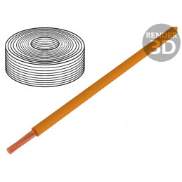 Cablu Electric H07Z-K 4mm2 Portocaliu 450/750V | Electronic-mag.ro | Componente Electronice