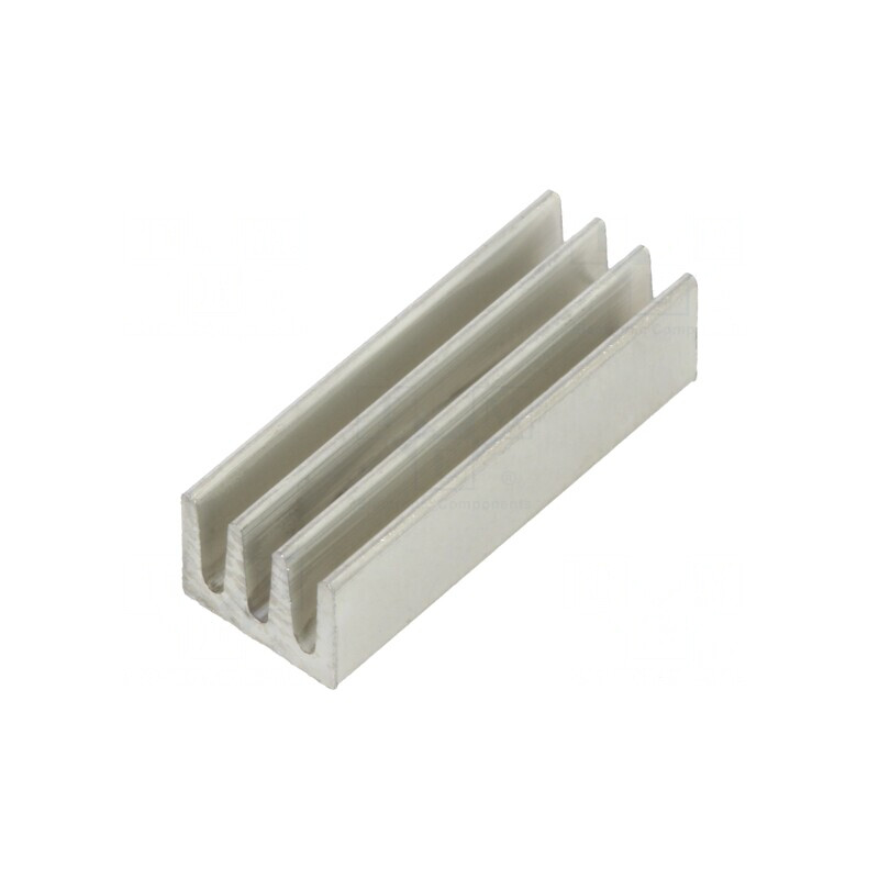 Radiator extrudat cu aripioare 17mm x 6,3mm 51K/W | Electronic-mag.ro | Componente Electronice