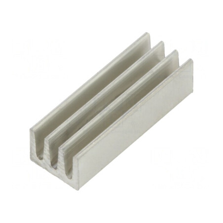 Radiator extrudat cu aripioare 17mm x 6,3mm 51K/W | Electronic-mag.ro | Componente Electronice
