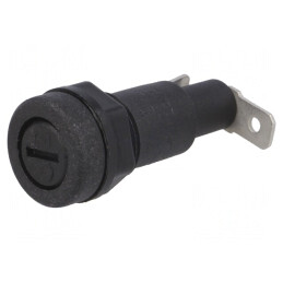 Clemă Siguranțe Cilindrice 5x20mm 10A 250V Panou | Electronic-mag.ro | Componente Electronice