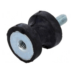 Atenuator de Vibrații M4 15mm Guma 132N | Electronic-mag.ro | Componente Electronice