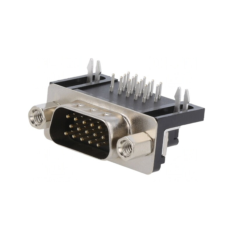 Conector D-Sub 15-Pin Soclu PCB 90° THT 2.5A | Electronic-mag.ro | Componente Electronice Conector D-Sub 15-Pin Soclu PCB 90° THT 2.5A | Electronic-mag.ro | Componente Electronice
