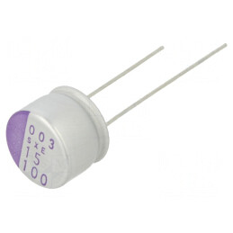 Condensator Polimeric 15uF 100V THT | Electronic-mag.ro | Componente Electronice
