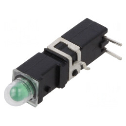 LED Verde 3,9mm 2mA 60°