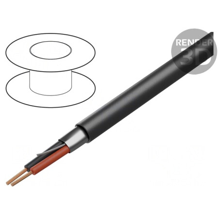 Cablu ecranat crom 300V 305m Eca | Electronic-mag.ro | Componente Electronice