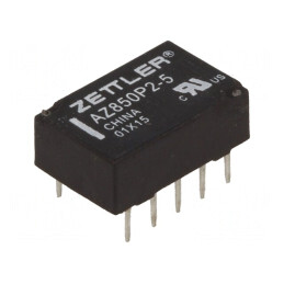 Releu electromagnetic DPDT 5VDC 1A PCB | Electronic-mag.ro | Componente Electronice