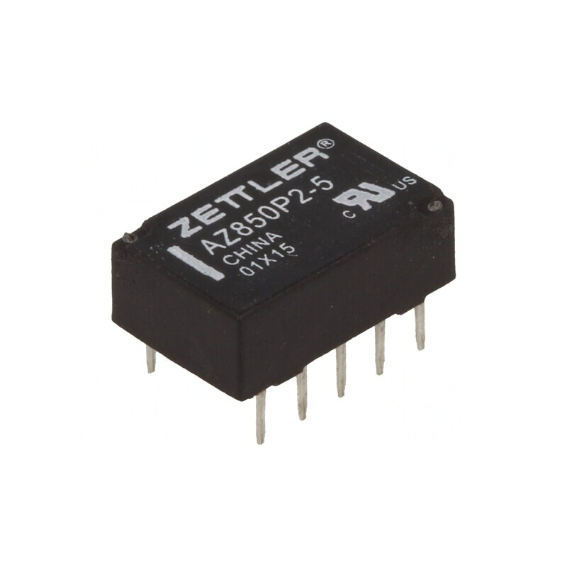 Releu electromagnetic DPDT 5VDC 1A PCB | Electronic-mag.ro | Componente Electronice