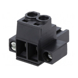 Regletă de Conexiuni Deconectabilă 5mm 2 Piste Drept Mufă | Electronic-mag.ro | Componente Electronice