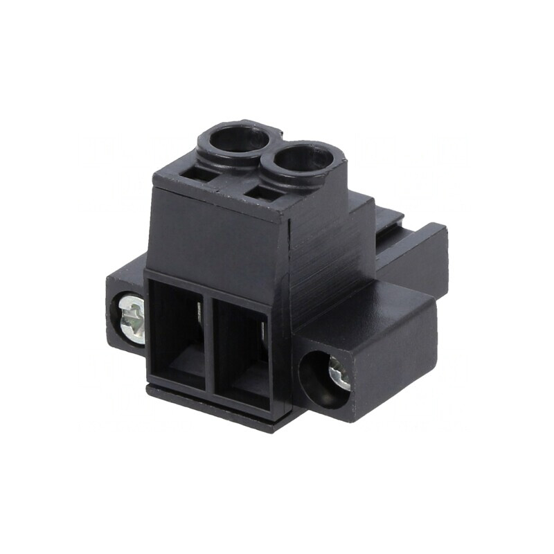 Regletă de Conexiuni Deconectabilă 5mm 2 Piste Drept Mufă | Electronic-mag.ro | Componente Electronice