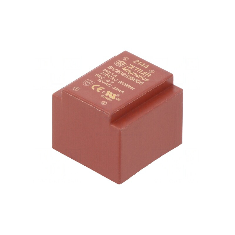 Transformator încapsulat 0,5VA 230VAC 15V PCB | Electronic-mag.ro | Componente Electronice