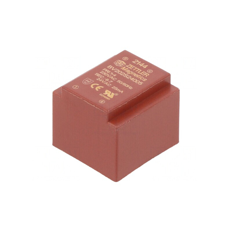 Transformator încapsulat 0,5VA 230V 24V PCB | Electronic-mag.ro | Componente Electronice