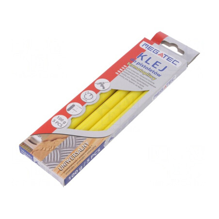 Adeziv Termofuzibil 11mm Galben 200mm | Electronic-mag.ro | Componente Electronice