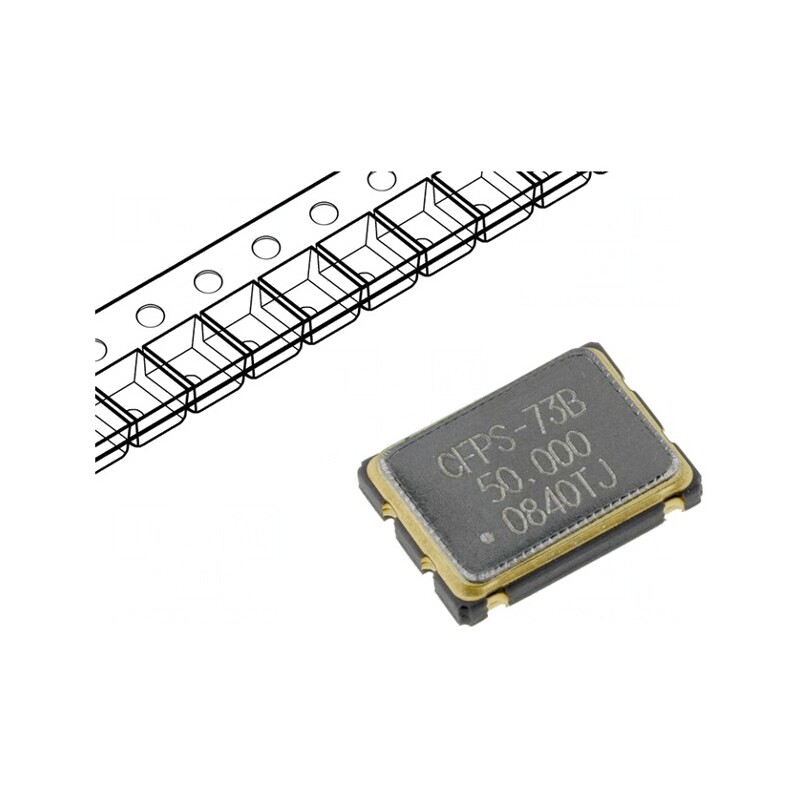Generator de cuarț 50MHz SMD 7x5mm 3,3V 50ppm 0-70°C | Electronic-mag.ro | Componente Electronice