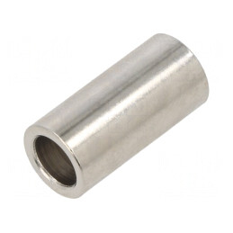 Manson distantier cilindric 25mm alamă nichel 12mm | Electronic-mag.ro | Componente Electronice