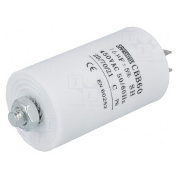 Condensator Motoare 16uF 450V ±5% | Electronic-mag.ro | Componente Electronice
