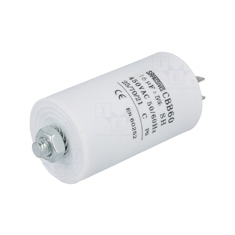 Condensator Motoare 16uF 450V ±5% | Electronic-mag.ro | Componente Electronice