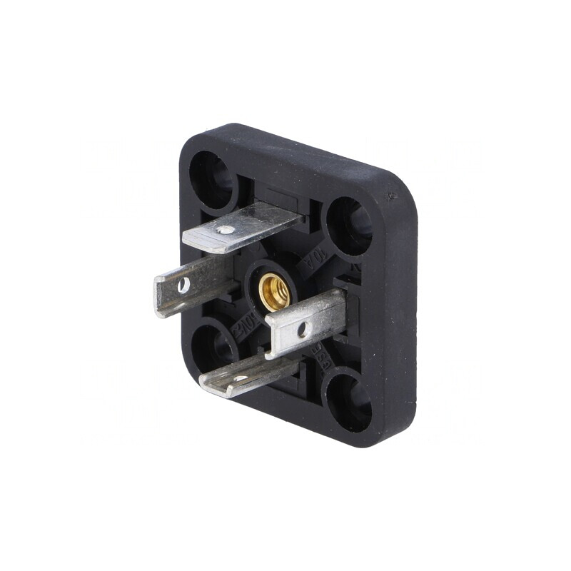 Conector cu Valvă 18mm 4 Pin 16A | Electronic-mag.ro | Componente Electronice