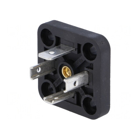 Conector cu Valvă 18mm 4 Pin 16A | Electronic-mag.ro | Componente Electronice