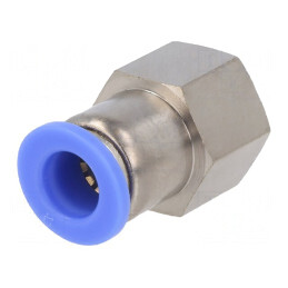 Racord Push-In Alamă Nichelată 0-15 Bar 0-60°C | Electronic-mag.ro | Componente Electronice