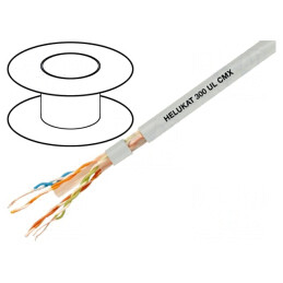 Cablu de Rețea HELUKAT 300 U/UTP Cat6 305m Gri | Electronic-mag.ro | Componente Electronice