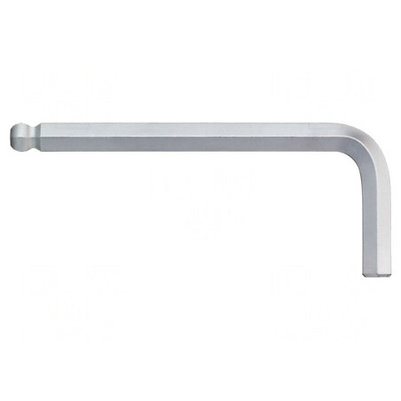 Cheie Imbus Sferică 2,5mm Cromată | Electronic-mag.ro | Componente Electronice