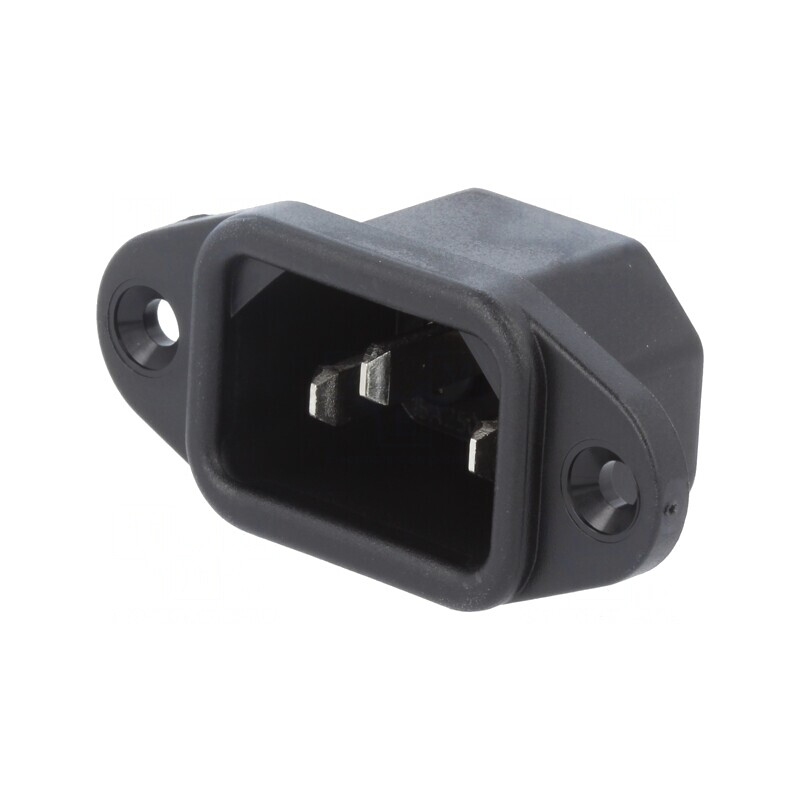 Conector Alimentare AC Soclu Tată 10A 250V IEC 60320 | Electronic-mag.ro | Componente Electronice Conector Alimentare AC Soclu Tată 10A 250V IEC 60320 | Electronic-mag.ro | Componente Electronice