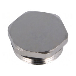 Capac de protecție alamă nichel PG16 IP68 | Electronic-mag.ro | Componente Electronice