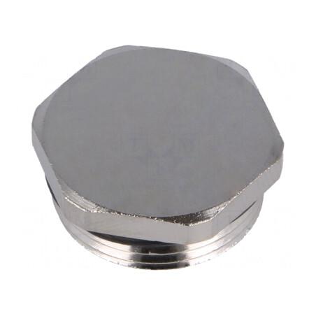 Capac de protecție alamă nichel PG16 IP68 | Electronic-mag.ro | Componente Electronice