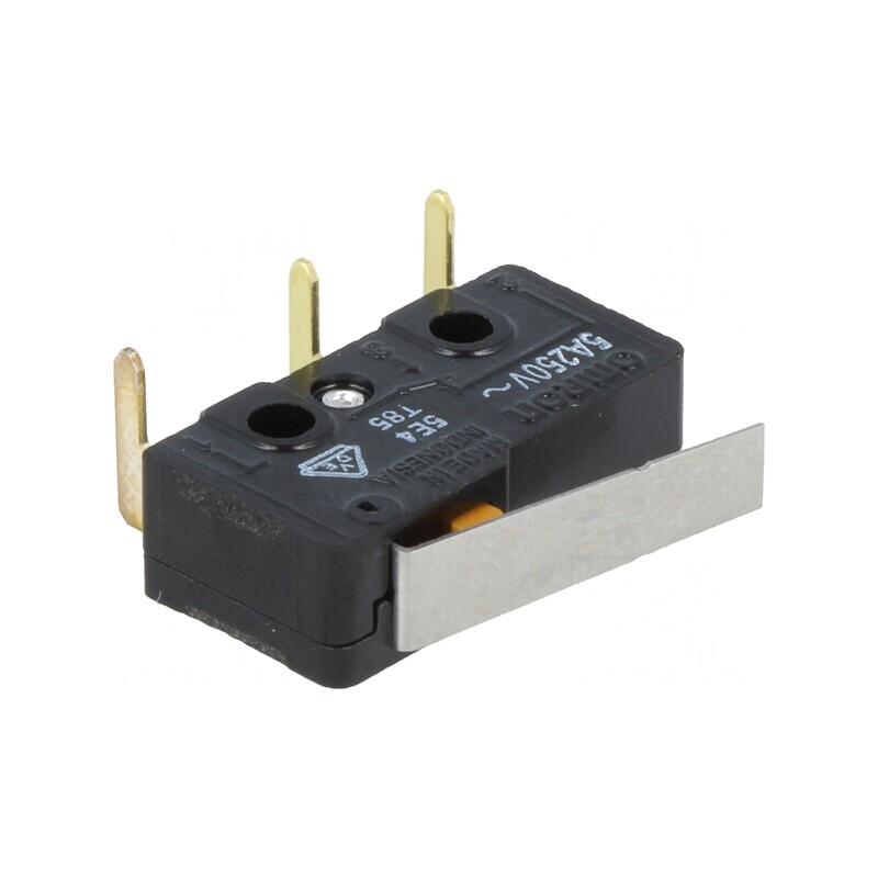 Microîntrerupător SNAP ACTION 5A/125VAC cu Manetă SPDT | Electronic-mag.ro | Componente Electronice