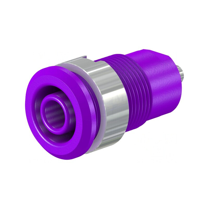 Soclu Banană 4mm 24A 1kV Violet | Electronic-mag.ro | Componente Electronice