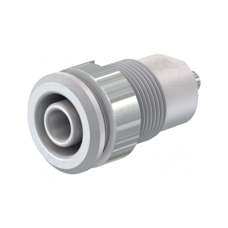Soclu banană alb 4mm 24A 1kV nichelat | Electronic-mag.ro | Componente Electronice Soclu banană alb 4mm 24A 1kV nichelat | Electronic-mag.ro | Componente Electronice