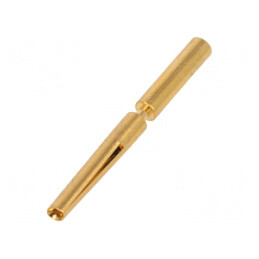 Pin mamă aurit crimpat pe cablu 0,08-0,22mm2 | Electronic-mag.ro | Componente Electronice