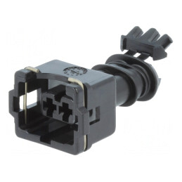 Conector Automotive JPT Mamă 2 Pin Negru | Electronic-mag.ro | Componente Electronice