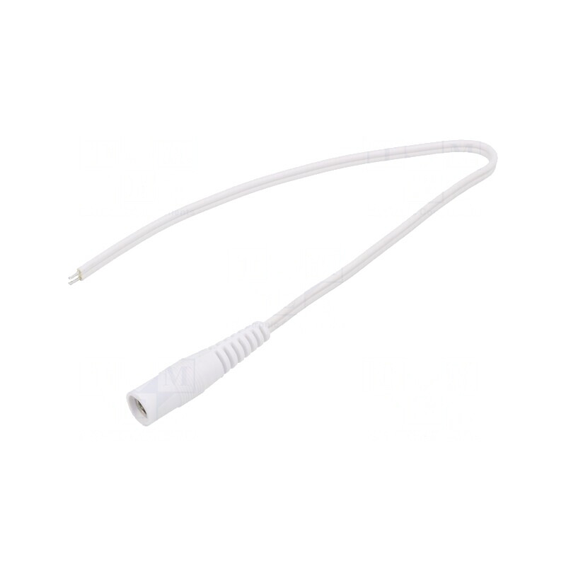 Cablu Alb 2x0,5mm2 DC 5,5/2,1 0,25m | Electronic-mag.ro | Componente Electronice Cablu Alb 2x0,5mm2 DC 5,5/2,1 0,25m | Electronic-mag.ro | Componente Electronice