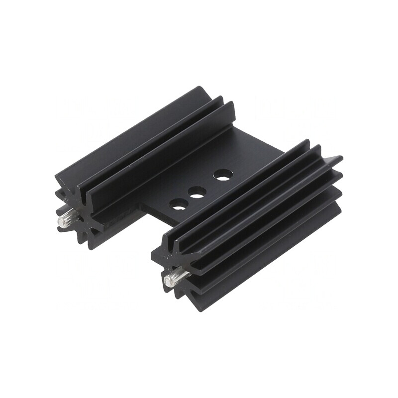 Radiator Extrudat Negru TO220 38,1mm×12,7mm×34,9mm | Electronic-mag.ro | Componente Electronice