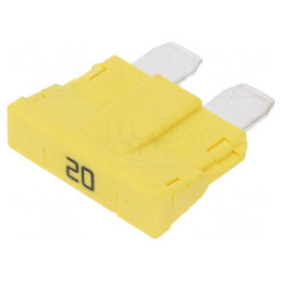 Siguranță Auto 20A 250VAC 58VDC 19mm UNIVAL | Electronic-mag.ro | Componente Electronice
