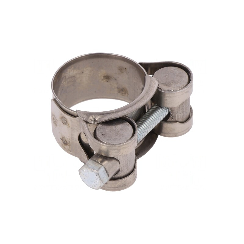 Colier cu șurub oțel cromat 18mm 23-25mm | Electronic-mag.ro | Componente Electronice