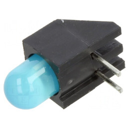 LED Albastru 5mm 20mA Lentilă Difuză | Electronic-mag.ro | Componente Electronice