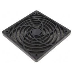 Protecție Plastic 120x120mm cu Filtru 45ppi | Electronic-mag.ro | Componente Electronice