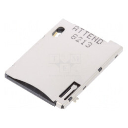 Conector SIM push-push SMD aurit 10 pini | Electronic-mag.ro | Componente Electronice
