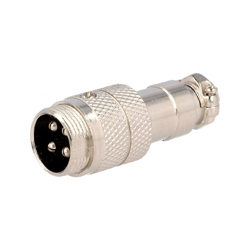 Mufă Microfon 4-PIN Cablu Drept | Electronic-mag.ro | Componente Electronice