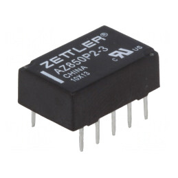 Releu electromagnetic DPDT 3VDC 1A PCB | Electronic-mag.ro | Componente Electronice