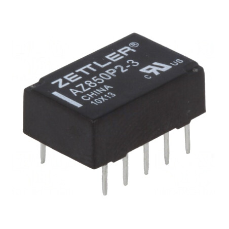 Releu electromagnetic DPDT 3VDC 1A PCB | Electronic-mag.ro | Componente Electronice