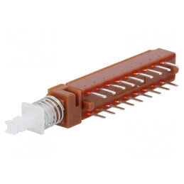 Comutator apăsare 2 poziții 0,5A/100VAC 1A/25VDC | Electronic-mag.ro | Componente Electronice