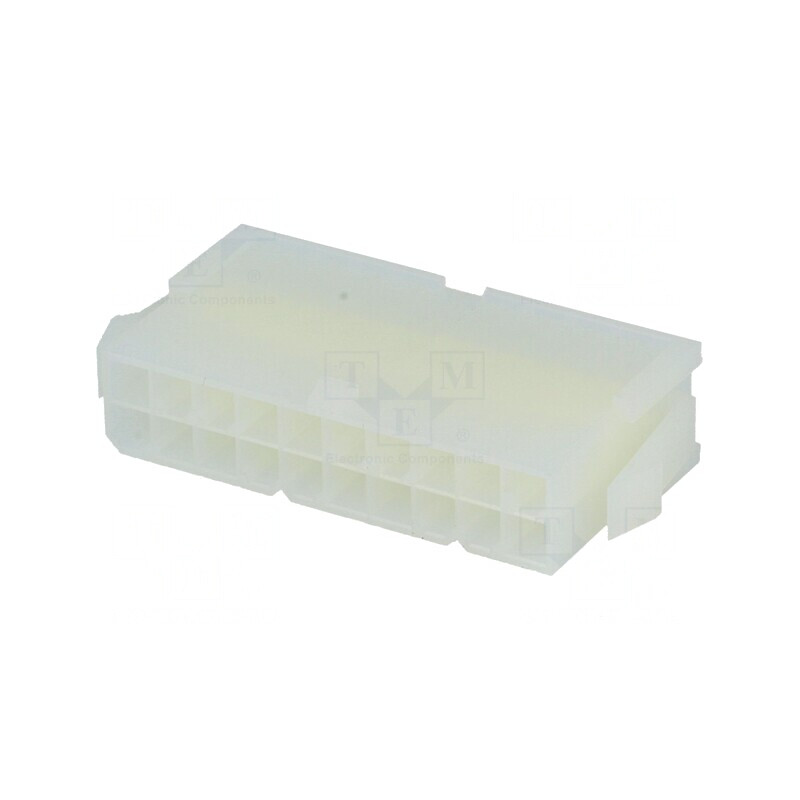 Mufă cablu-cablu tată Mini-Fit Jr 4,2mm 20 pini fără contacte | Electronic-mag.ro | Componente Electronice