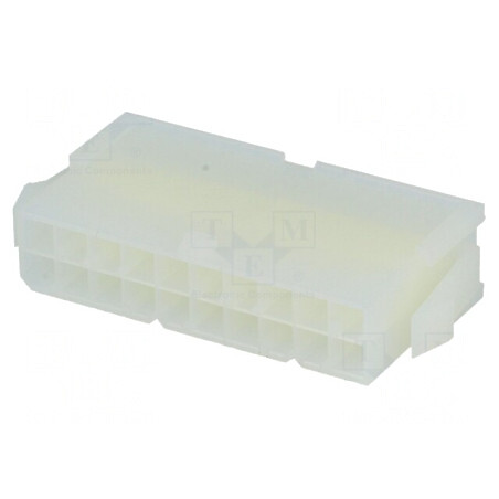 Mufă cablu-cablu tată Mini-Fit Jr 4,2mm 20 pini fără contacte | Electronic-mag.ro | Componente Electronice