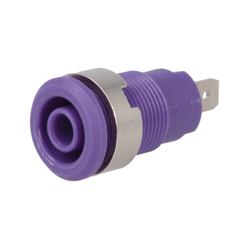 Soclu banană 4mm violet nichelat 24A 1kV | Electronic-mag.ro | Componente Electronice Soclu banană 4mm violet nichelat 24A 1kV | Electronic-mag.ro | Componente Electronice