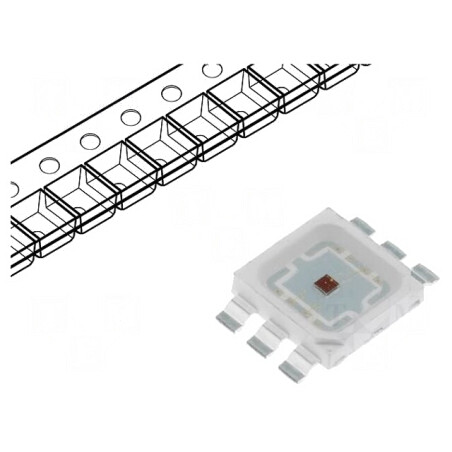 LED Galben 3W 120° 700mA | Electronic-mag.ro | Componente Electronice