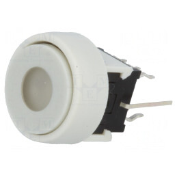 Comutator Tastatură 2 Pozitii DPDT LED Alb 0.1A 30VDC | Electronic-mag.ro | Componente Electronice